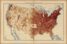1890 Rare Statistical Atlas of United States