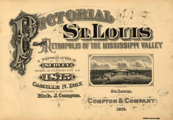 1875 Survey of St Louis MO - 110 Topographical Maps