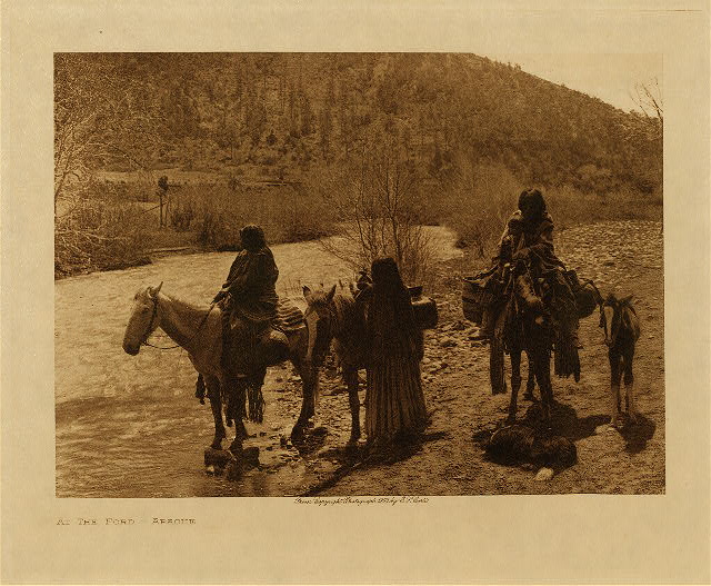 At the ford (Apache) 1903