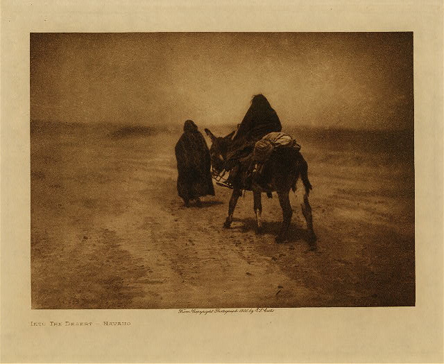 Into the desert (Navaho) 1904