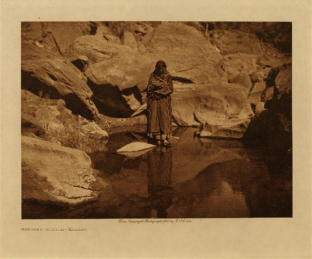 Nature's mirror (Navaho) 1904