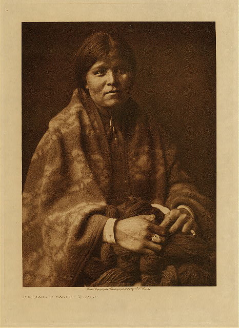 The blanket maker (Navaho) 1904