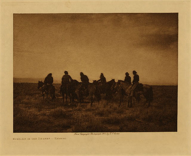 Evening in the desert (Navaho) 1904