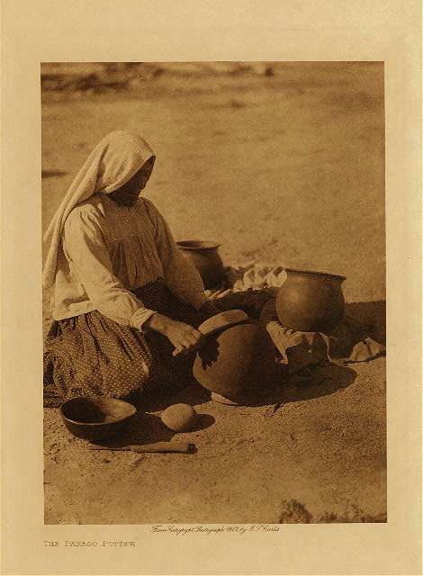 The Papago potter 1907
