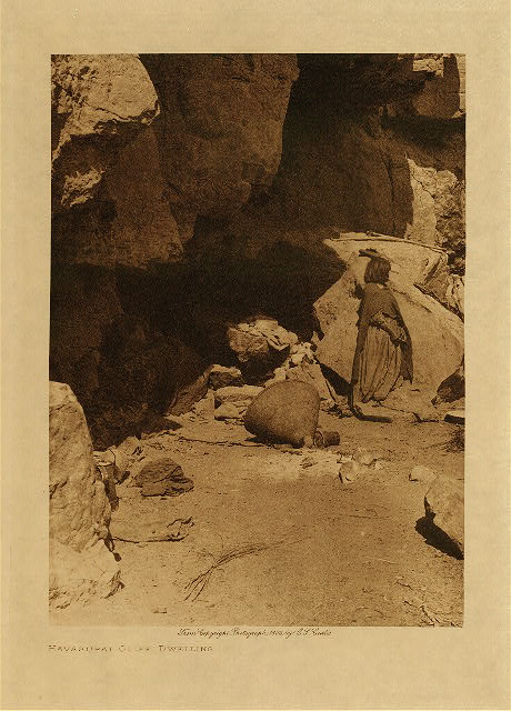 Havasupai cliff dwelling 1903