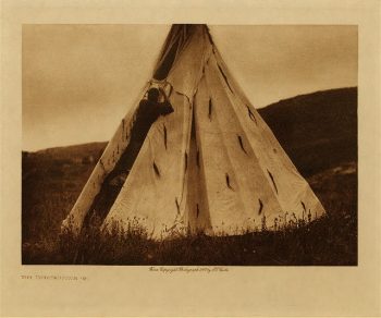 Tipi construction (B) 1907