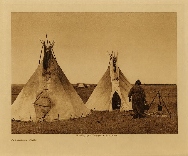 A prairie camp 1908