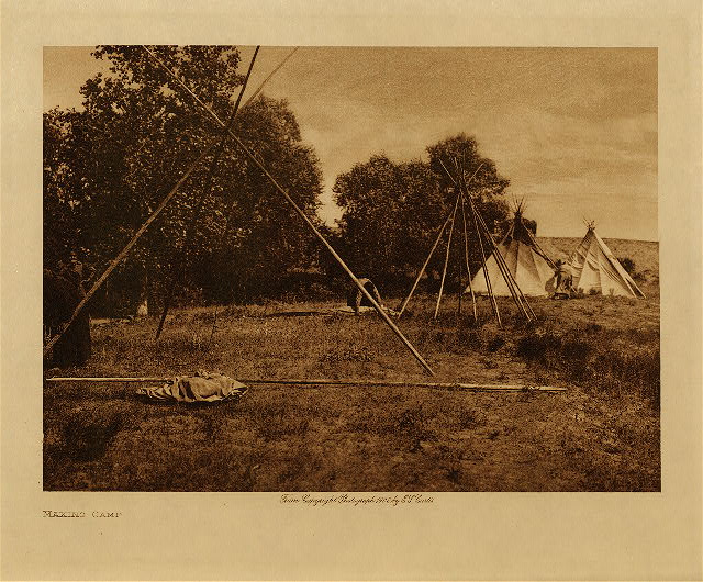 Making camp 1908