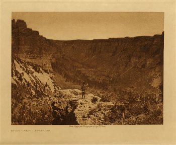In the cañon (Apsaroke) 1905