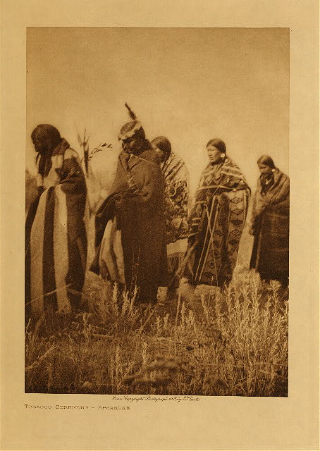Tobacco ceremony (Apsaroke) 1907