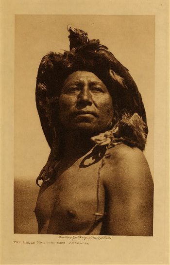 The eagle medicine-man (Apsaroke) 1908