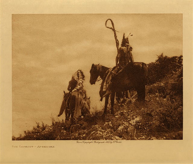 The lookout (Apsaroke) 1905