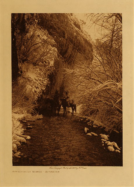 Approaching winter (Apsaroke) 1908