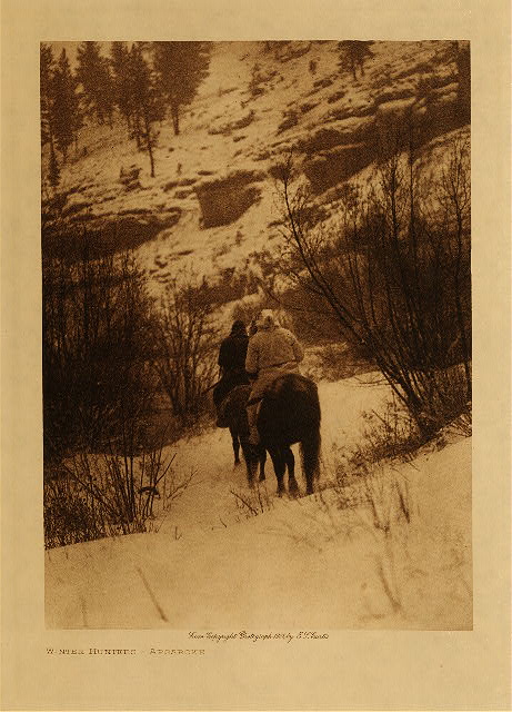 Winter hunters (Apsaroke) 1908