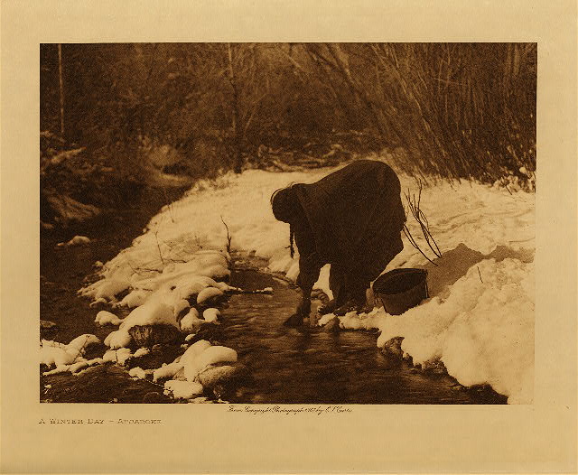A winter day (Apsaroke) 1908