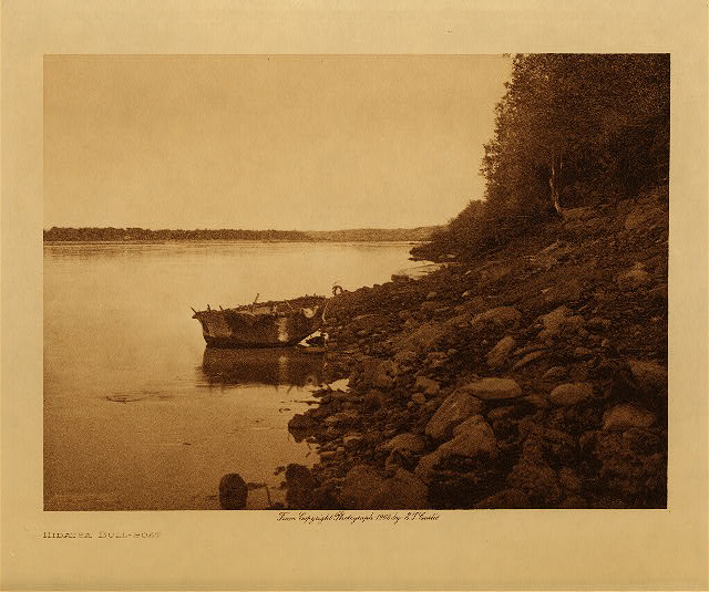 Hidatsa bull-boat 1908