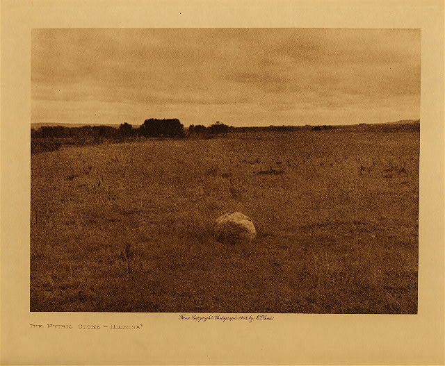 The mythic stone (Hidatsa) 1908