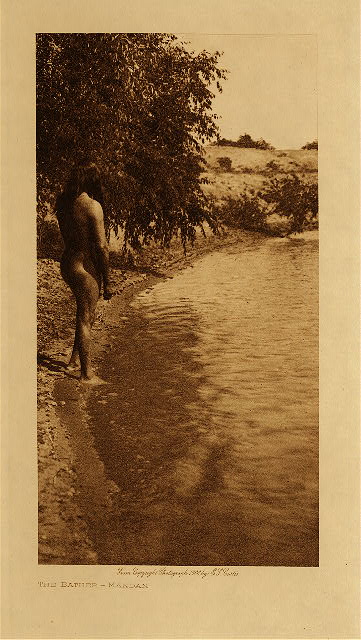 The bather (Mandan) 1908