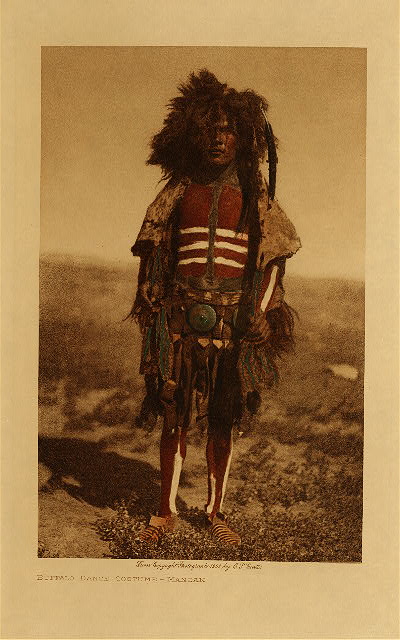 Buffalo dance costume (Mandan) 1908