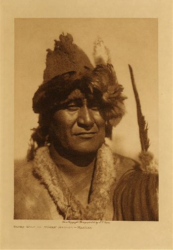 Packs Wolf As Numak-Mahana (Mandan) 1908