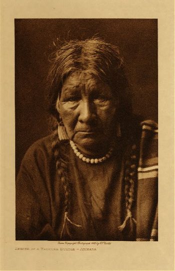 Keeper of a medicine bundle (Arikara) 1908
