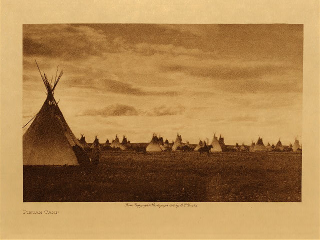 Piegan camp 1910