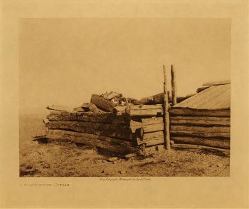 A grave-house (Piegan) 1910