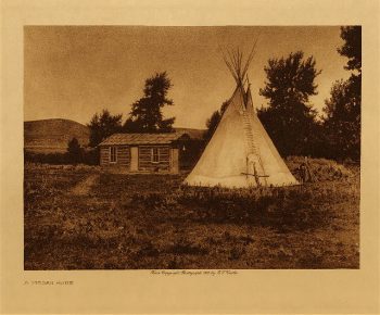 A Piegan home 1910