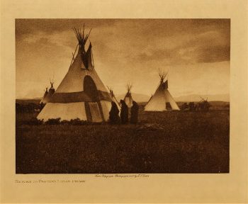 Return to faster's lodge (Piegan) 1911