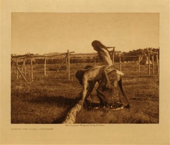 Painting the poles (Cheyenne) 1911