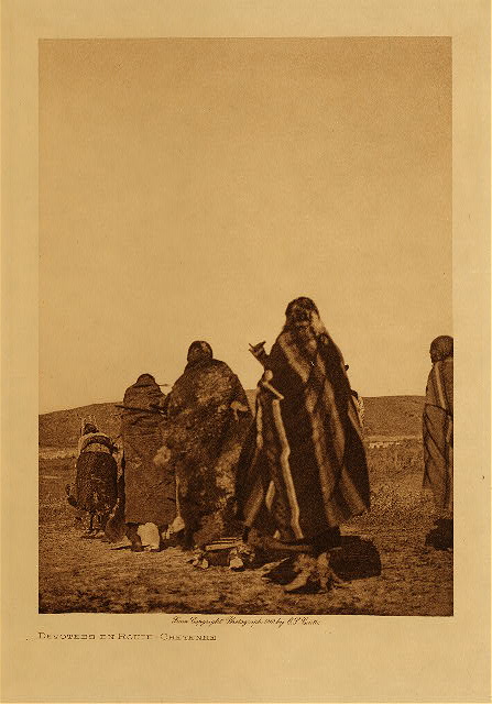 Devotees en route (Cheyenne) 1909