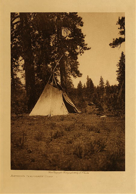 Author's temporary camp 1910