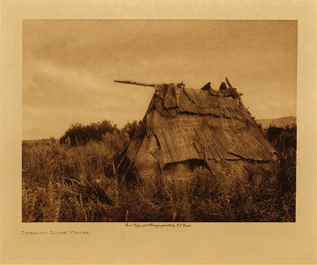 Deserted lodge (Yakima) 1910