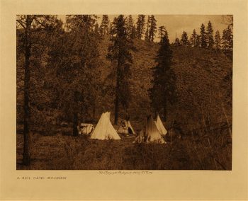 A hill camp (Spokan) 1910