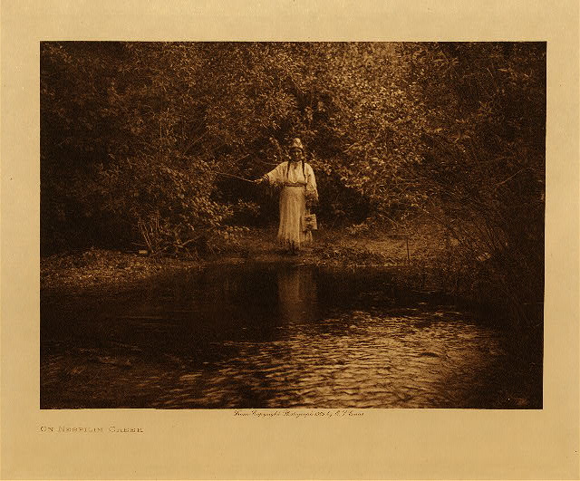 On Nespilim creek 1905