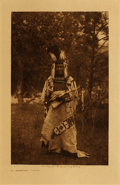 A flathead chief 1910