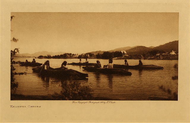 Kalispel canoes 1910