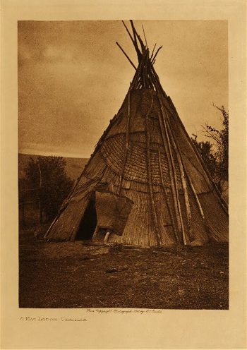 A mat lodge (Umatilla) 1910
