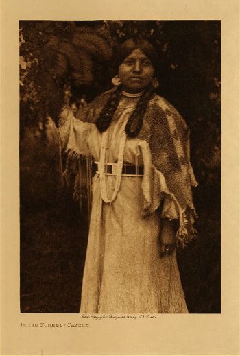 In the forest (Cayuse) 1910