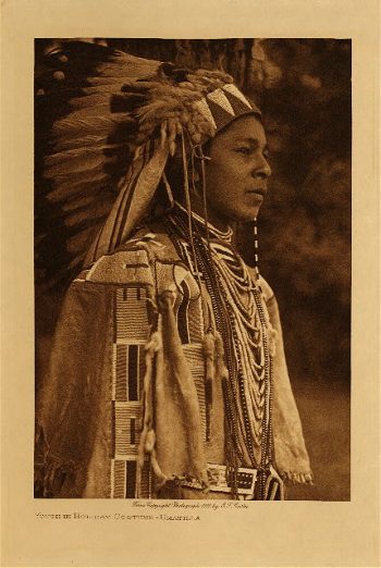 Youth in holiday costume (Umatilla) 1910