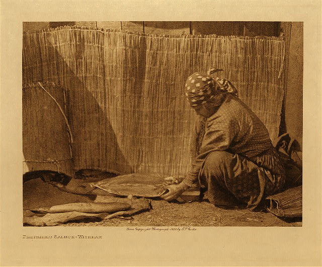 Preparing salmon (Wishham) 1909