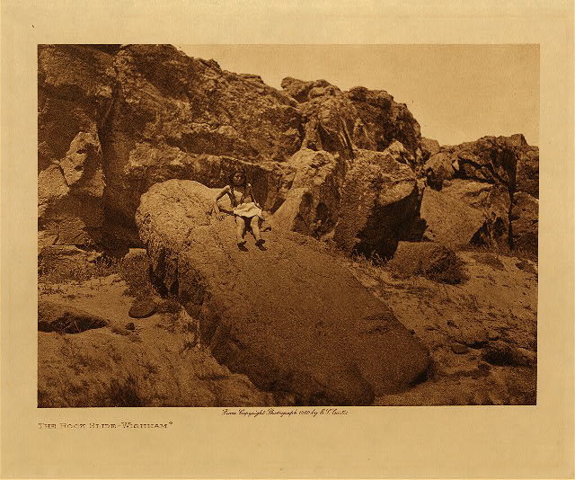 The rock slide (Wishham) 1909