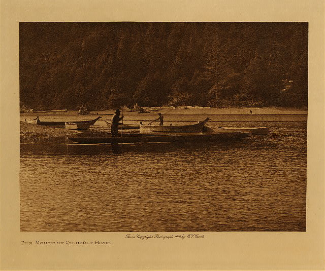 The mouth of the Quinault river 1912