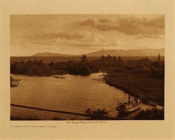 Looking up Cowichan River 1912