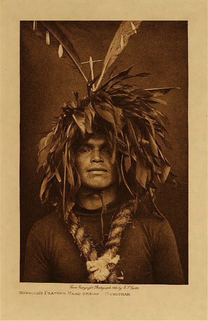 Warrior's feather head-dress (Cowichan) 1912