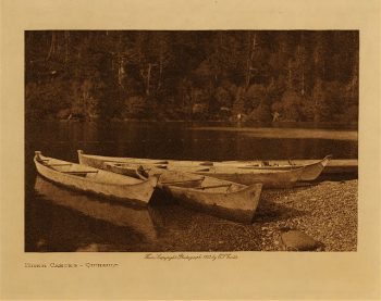 River canoes (Quinault) 1912