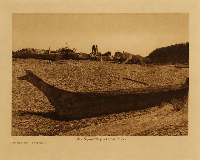 Quinault canoes 1912