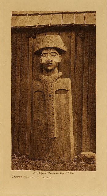 Carved figure (Cowichan) 1912