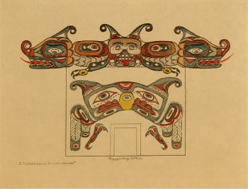 A Tsawatenok house-front 1914