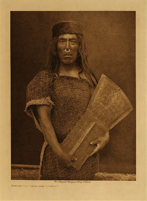 Nakoaktok chief and copper 1914